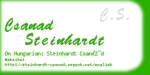 csanad steinhardt business card